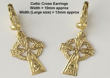 Celtic Cross Earrings