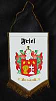 Family Crest Table Flag
