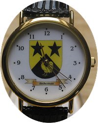 Family Crest Watch with the Hetherman Family Crest