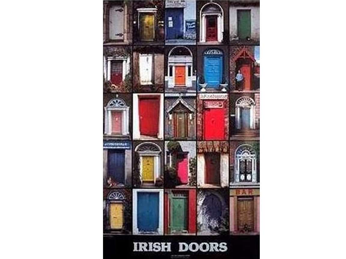 OUT OF STOCK Irish Doors Poster